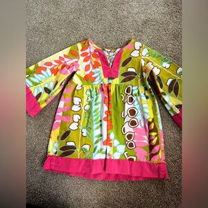 Colorful Kids Floral Tunic